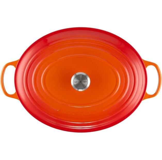 Чугунная жаровня Le Creuset Signature овальная 40 см духовка красная 14,8 л (21178400902430)