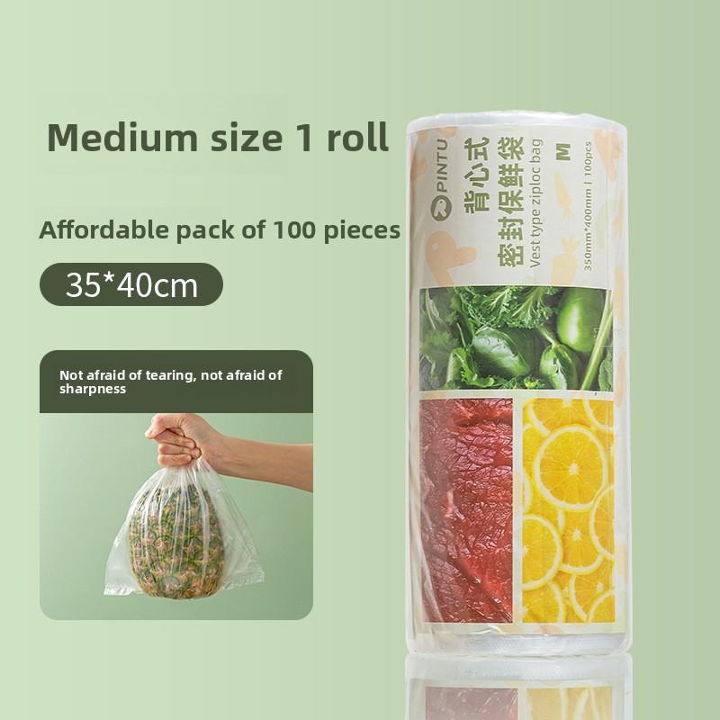 Food Grade Pe Sealing Freshkeeping Bags With Microbial Resistance For Home Kitchen Storage