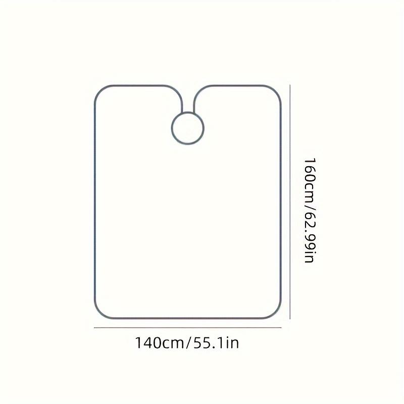 Barbers Professional Hair Cutting Cape, Polyester Fashion Clipping Shawl, Anti-Static, Non-Stick, Shatterproof Hair Shawl Wrap for Salon Use