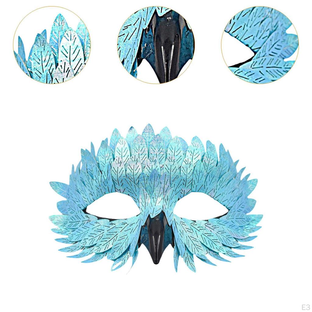 Akcesoria Maski Halloweenowe Półmaska na Twarz na Imprezę Klubową, do Odgrywania Ról, na Bal