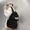 Simple schoolbag, boys, college students, high school students, large-capacity girls, backpack, college style, Korean version, couple backpack.
