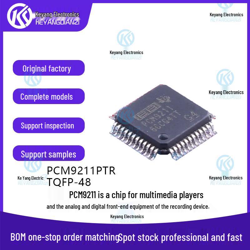 

PCM9211PTR 216kHz TQFP-48 Digital Audio Interface Transceiver Chip