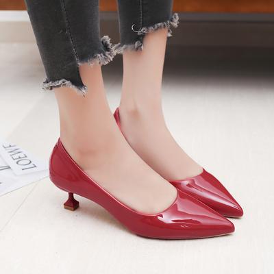 Fashion Female Pumps Nude Shallow Mouth Women Shoes Fashion Office Work Wedding Party Shoes Ladies Low Heel Shoes Woman Autumn