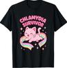 Chlamydien-Überlebender Kitschige Katze Seltsam Lustig Peinlich Widerlich T-Shirt