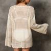 Women's Cover Up Edge Hollow Beach Cover Up Loose Dress