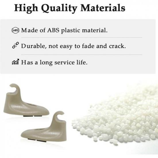 2x Sun Visor Support Clip Beige Fit for 2011-2014 Dodge Avenger 1GW25HL1AA