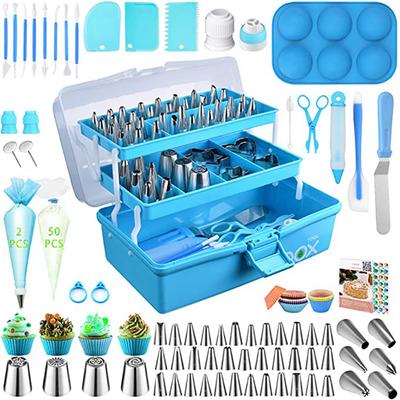 236pcs Cake Decorating Mouth Set Cake Decorating Tool Cupcake Decorating Kit Cookie Decorating Supplies