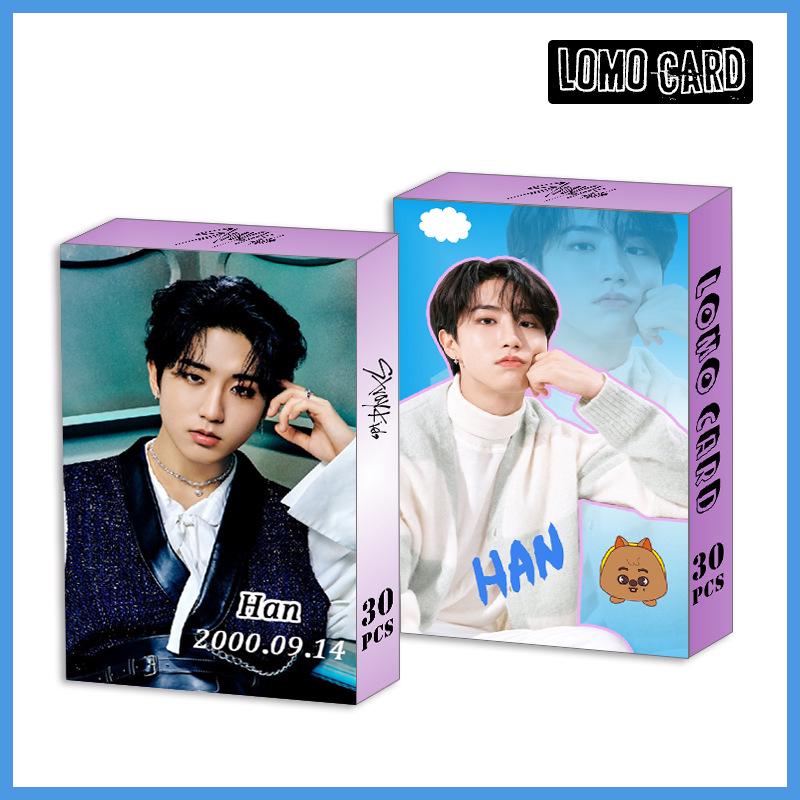 Stray Kids LOMO Photocards: Bang Chan, Lee Know, Changbin, Hyunjin Personal Photos