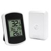 Wireless Digital Thermometer -40℃~60℃ Wide Range 60s Auto Update Wall Mount/Stand Easy Read LCD Screen for Home Office Garden