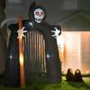 Large Halloween Garden Decoration Grim Reaper Self-inflating Archway with LED Lighting, 2.85 M