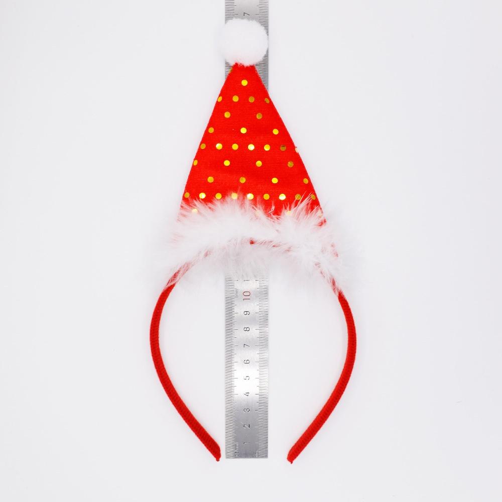 Trendy Christmas Headpiece Adorable Headband With Red Santa Hat Perfect For Kids And Pets Handmade With Love