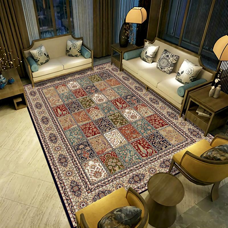 New Chinese Style Living Room Carpet Simple Coffee Table Sofa Floor Mat Bedside Carpet Easy To Maintain