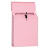 Hanging Security Wall Mounted Comment Suggestion Drop Box Durable Key Magazines Holder Postbox Case