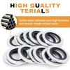 20/10PCS Car Oil Pan Drain Gasket Kit Drainage Bolt Pad Rubber Oil Drain Plug Gasket Replaceable Washer Seal Set M16