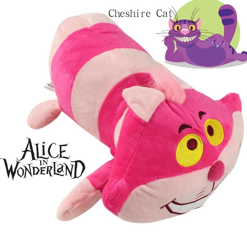 Cheshire Cat Plush Toy From Alice's Adventure In Wonderland Soft And Cuddly Pink Kitten