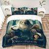 Lord Rings Two Towers Print 3Pcs Bedding Setduvet Cover With 2 Bedropillowcase Home Birthday Gift