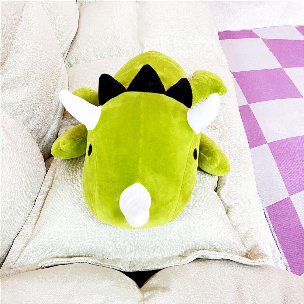 1ks 25cm Roztomilé Plyšové Hračky Dinosaura Kreslené Bábiky Triceratops Plnený Mäkký Vankúš Zvieratko Kawaii Prstové Hračky Pre Deti Deti