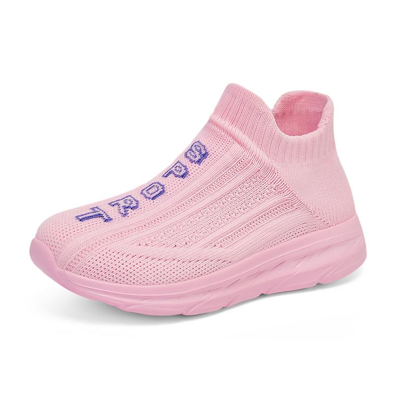 Children's shoes Girls' shoes Summer new breathable mesh shoes Children's slip-on shoes girls' sneakers