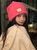 Pile Cap Skullies Beanie Japanese Hat Fake Fur Caps Candy Colored Wool Hat Knitted Hat Skiing Cap Big Hat Korean Hat Mohair Hat