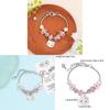 Braccialetto Charm Cartoon Hello Kitty con Perline in Lega di Zinco per Regali e Accessori