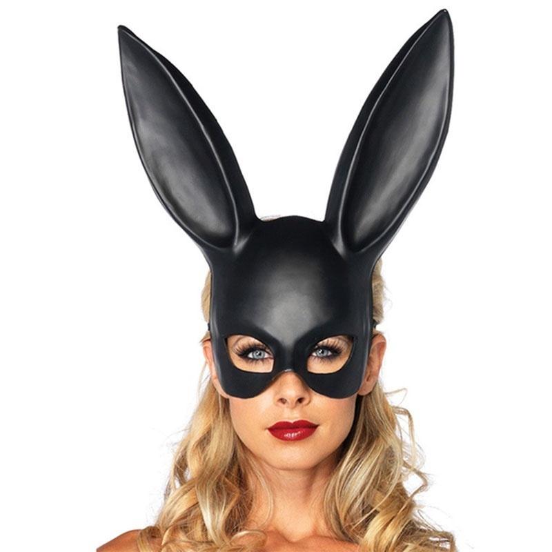 Fshion Kanin Maskerade Maske Sexet Kanin Lang Ører Karneval Halloween Fest Rekvisit Tilbehør