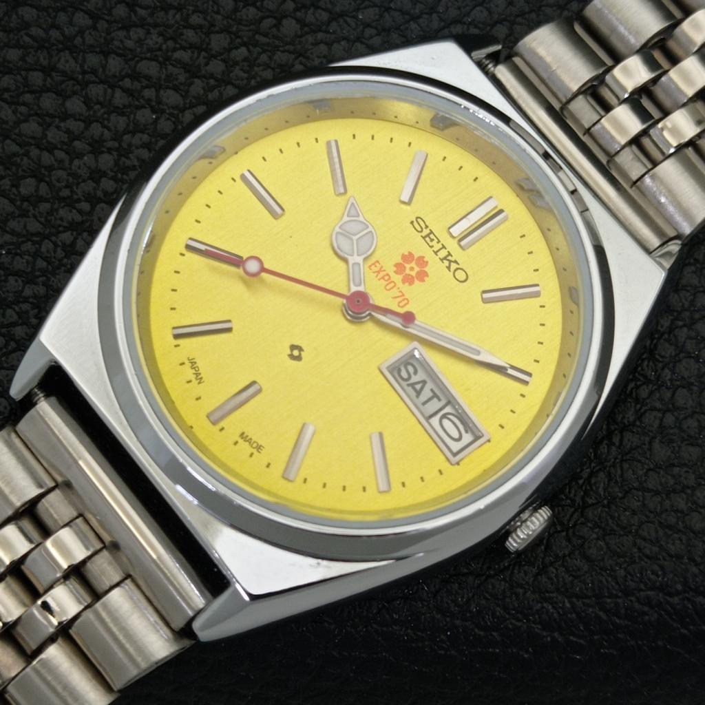 REFURBISHED VINTAGE SEIKO EXPO 70 AUTOMATIC 6309A JAPAN MENS WATCH A441812-1 Sk-a441812
