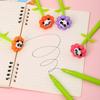 48pcs Sunflower Shape Panda Shakes Neutral Pen Comfortable Grip Stationery School Office Supplies Student Prize Gift Writing Tools Holiday Gift Novelt