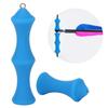 Set of Silicone Bowstring Finger Saver For Archery Hunting String Finger Guards(blue)
