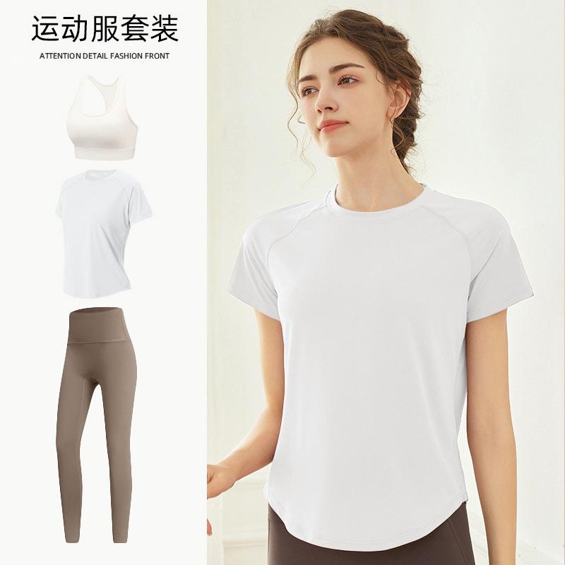 Tennis Suit Women's Short-sleeved Training Clothes Outdoor Running Quick-drying Clothes Thin Badminton T-shirt Fitness Clothes