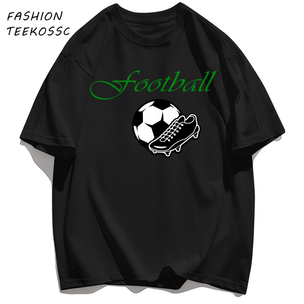 Football Is A Very Healthy Sport TShirt Men Summer AllMatch TShirts ONeck Casual Short Sleeve Hip Hop Cotton Streetwear