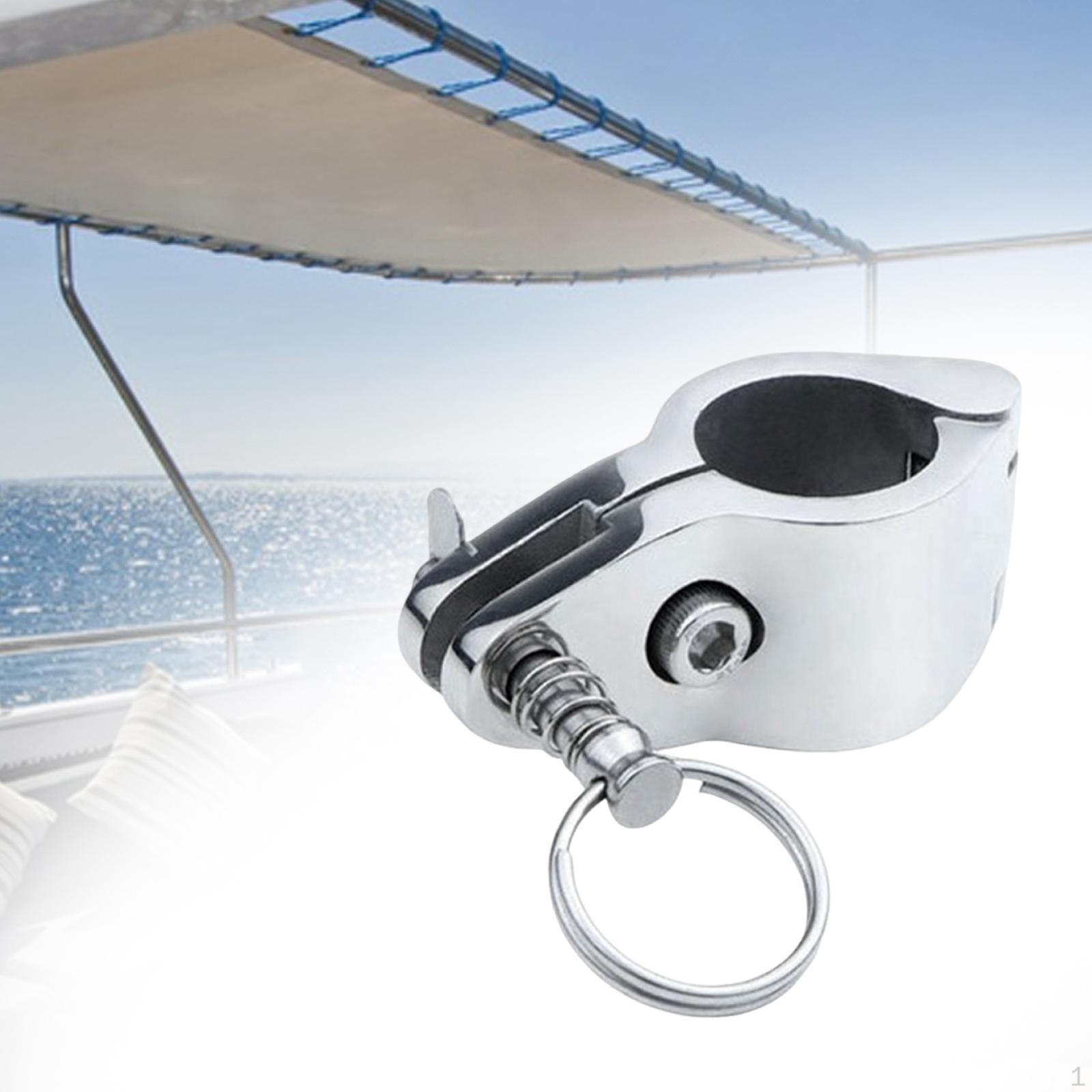 

Boat Top Folding Jaw Slide Clamp Locking with Pipe Rail Marine Fittings 22mm