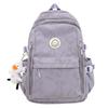 New schoolbag female college students lightweight weight backpack high junior high school students large capacity backpack