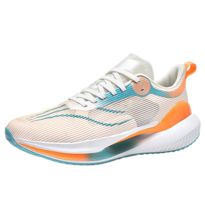 Jueying 2.0 Ultralight Running Shoes Children's Rotating Buttons Shock Absorption Junior High School Students Sports Professional Racing Sports Shoe