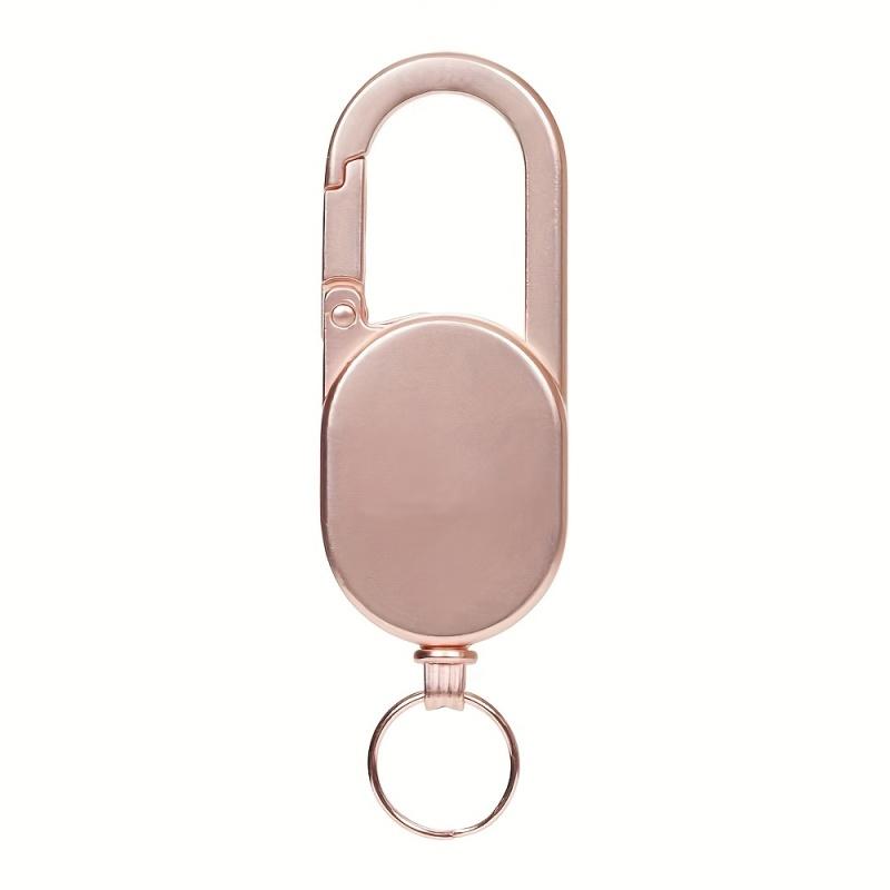 Автоматический выдвижной брелок-тросик Противоугонный Легко вытягиваемая пряжка Эластичный Противопотерянный Спортивный брелок One Size