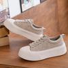 oard shoes 2026 new thick soled frosted leather lace up versatile shoes  sports shoes  casual shoes for women