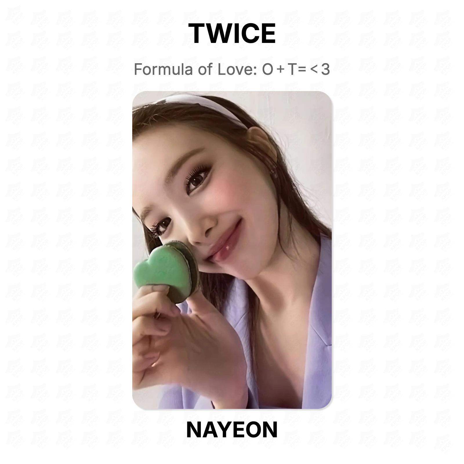 TWICE Формула любви: O+T= 3 Официальная фотокарточка NAYEON 04