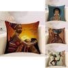 Decorative Tribal African Women Lifestyle Cushion Cover Stylish Linen Pillow Case For Unique Home Decor