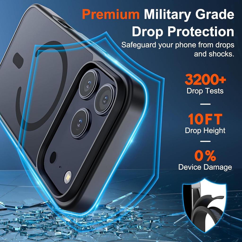 Magnetic Matte Case For iPhone 17 Pro Max Air 16E 16 E 15 Plus 14 13 Mini 12 11 SE 2022 2020 8 Mag Safe Translucent Shockproof Phone Cover Accessories