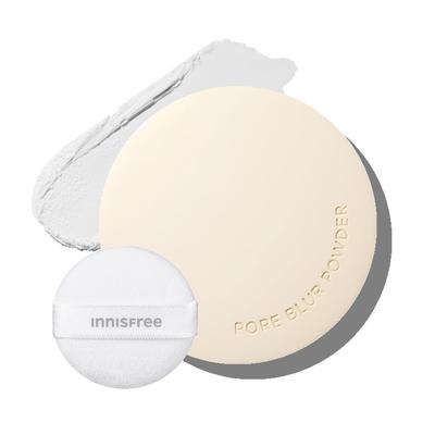 Innisfree Pore Blur Prevents Stays In Covers For Oily Absorbs Korean Cosmetics Powder, Authentic, Loose, Shine, Place, Pores, Skin, Sebum, (Loose