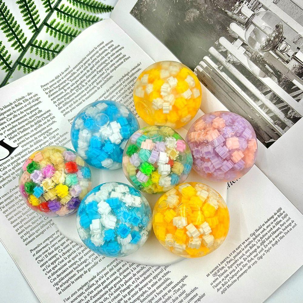 

Bead Pearl Noisy Ball Toys Mochi Ball Pearl Balls Squeeze Toy Pearl Squeeze Toy Подарунок для дитини style D