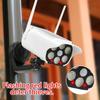Magnetic Solar Motion Sensor Light Outdoor, 3 Modes Type-C Charging Security Lamp with Dummy Camera & Adjustable Angle