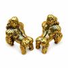 Solid Gorilla Cast Bronze Statue Miniature Size Chimpanzee Model  Desktop Decoration