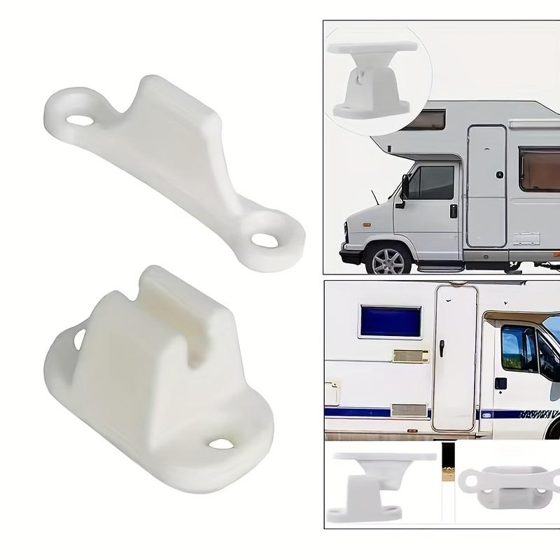 1pc Caravan RV Door Stopper with Elastic Grip Durable Plastic Handle Holder for Camper Van & Trailer RV Secure Door Locking System Vehicle Door Lock