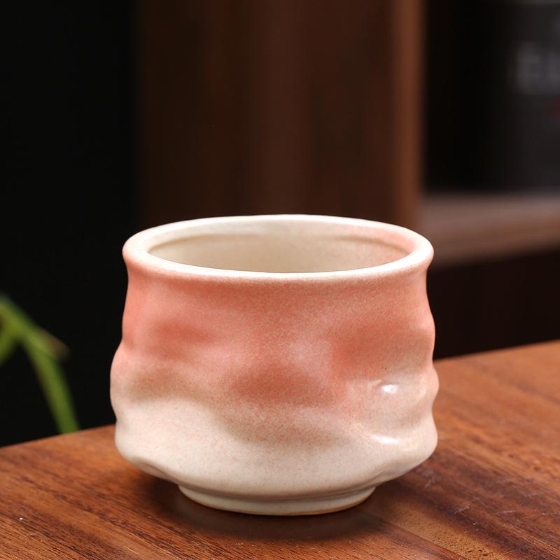 Japanese Style Kiln Made Espresso Cup Ceramic Cup Creative Vintage Irregular Single Mugs Household Afternoon Teacup Mugs New