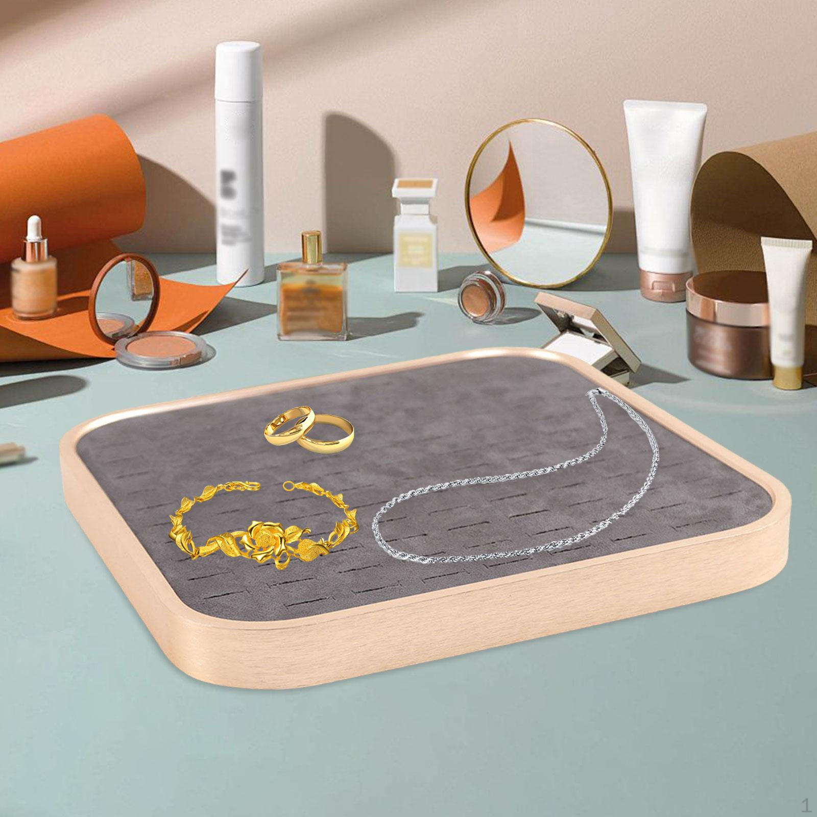 Органайзер-держатель для украшений, Креативный, Витрина для хранения, Витрина, Бархатный лоток для магазина, дома