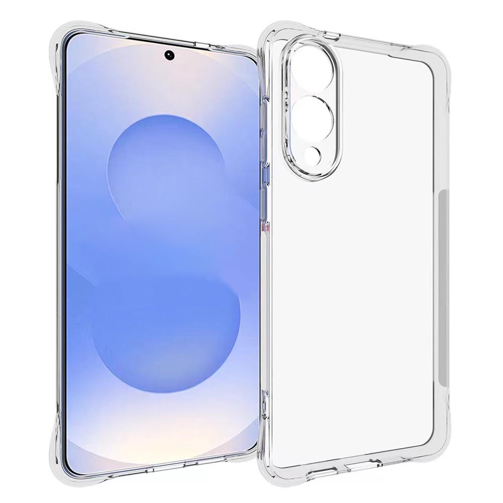 

WANLONFENG WL2 Series for Samsung Galaxy S25 Edge Case 2.0mm TPU Precise Cutouts Phone Cover with 2Pcs Tempered Glass Films Type A
