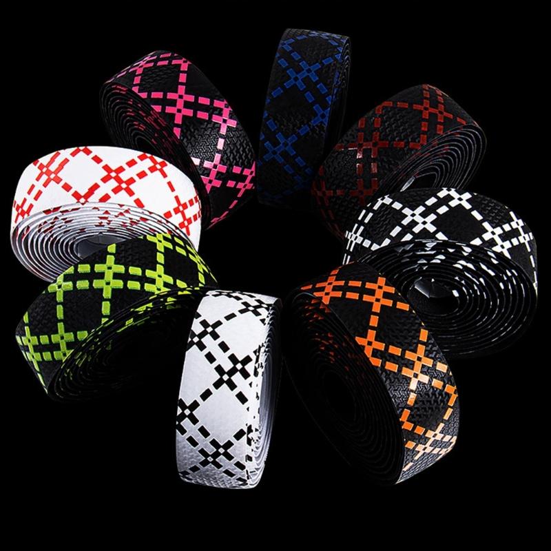 2Pcs Bicycles Handlebar Tape Cyclings Handlebars Tape Wrap NonSlip Bikes Handlebars Tape AntiVibration Wrap Easy To Use