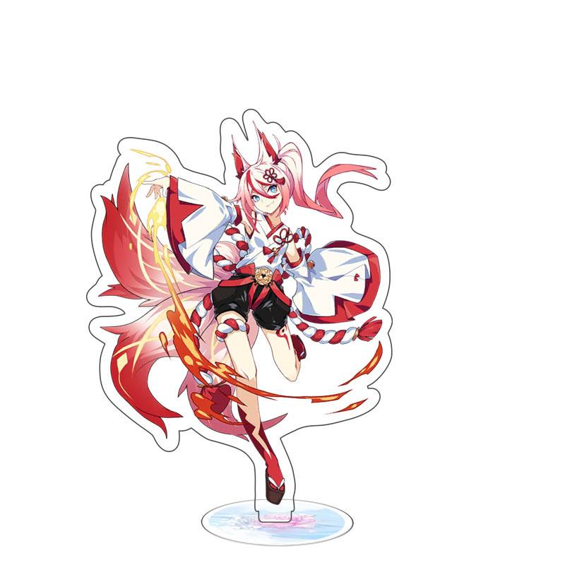 Game Anime Honkai Impact 3 Yae Sakura Teresa Mei Model Acrylic Figure Stand Painted Desk Decor Ornament Gift 15cm