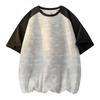 Zomer Tie Dye T-shirt met Korte Mouwen Casual Los Rond Hals Veelzijdig Topje