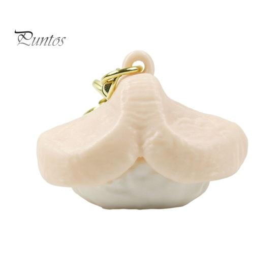 Stress Relief Toy 1/6Pcs 3D Printed Sushi Clicker Keychain, Push Button Fidget Toy, Finger Keyring Pendant Backpack Handbag Charm Gadget